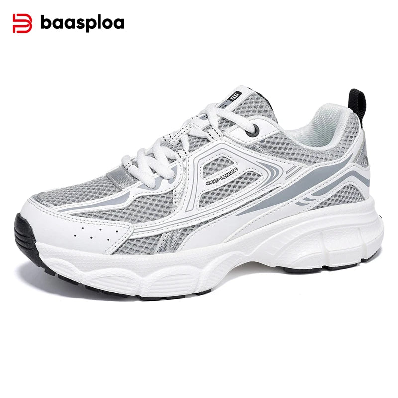 Baasploa Women’s Breathable Non-Slip Jogging Sneakers